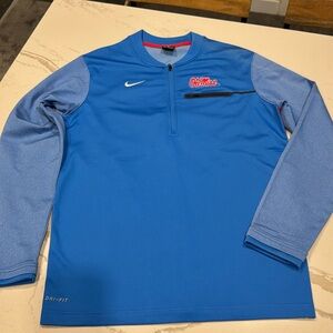 Nike Blue Dri-FIT Half-Zip Jacket